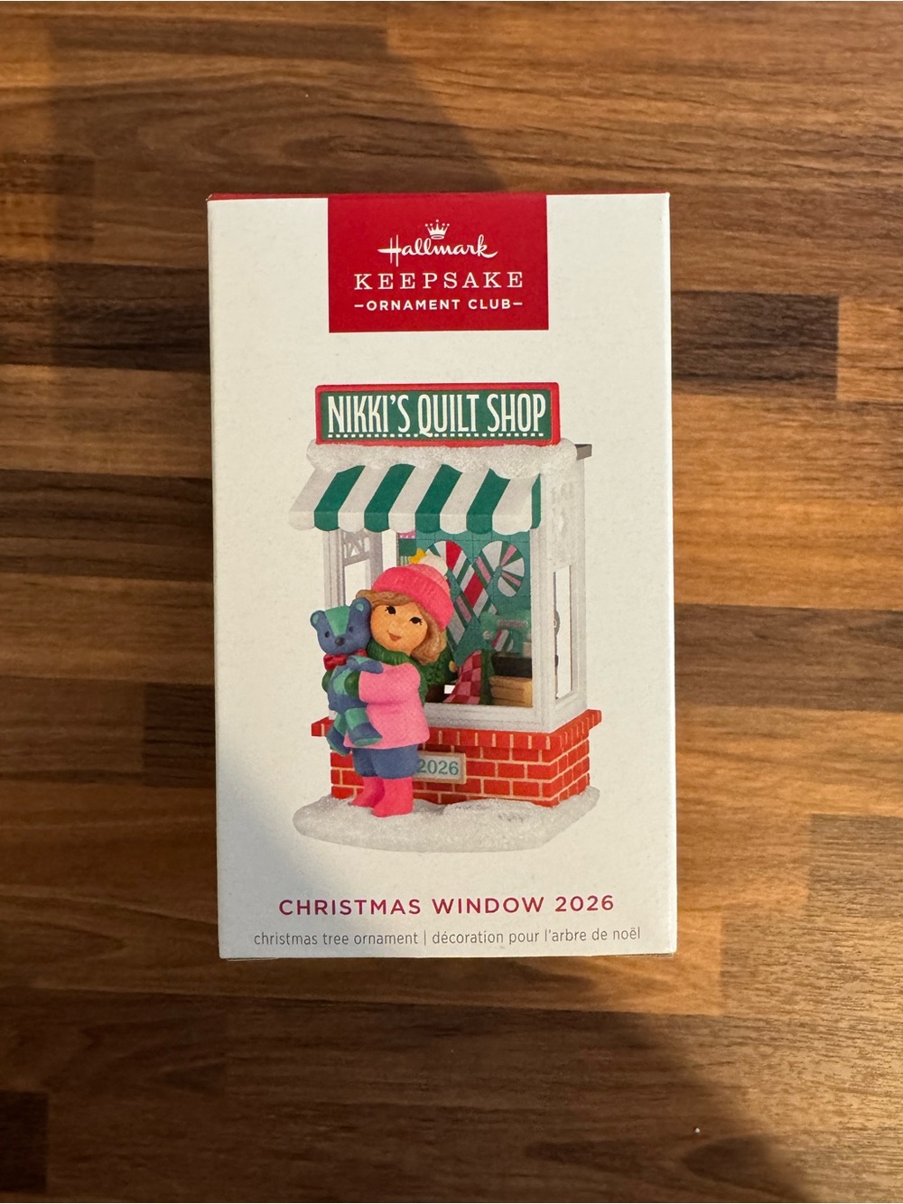 Hallmark members exclusive Nikki's Quilt Shop Christmas Ornament